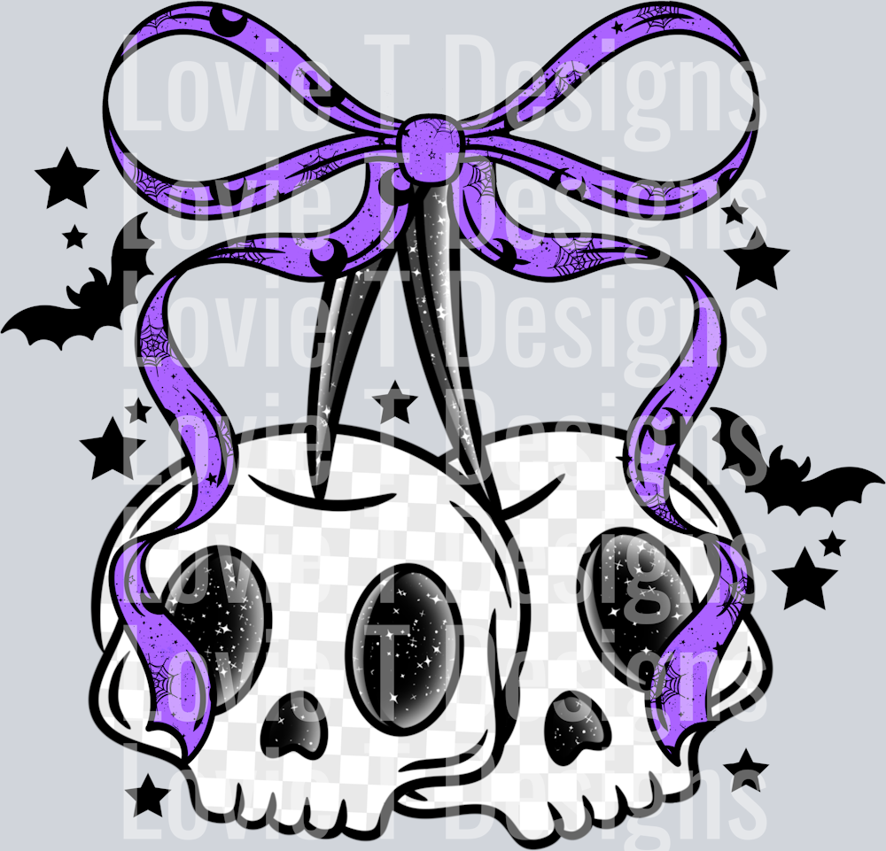 SKULL_CHERRIES_W_BOW_PURPLE_