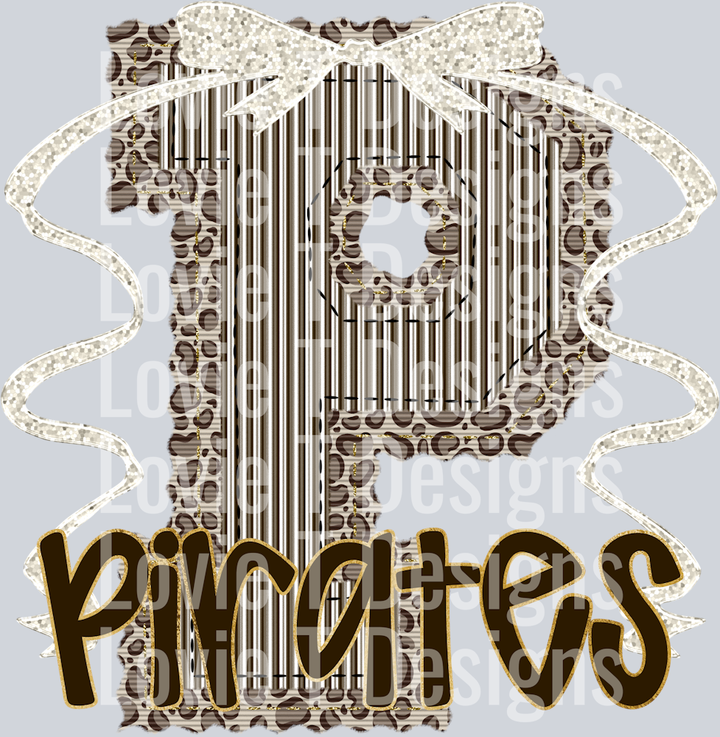 SMALL LEOPARD WITH BOW PIRATES