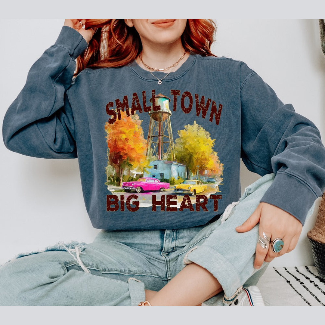 Small Town Big Heart – DTF Transfer