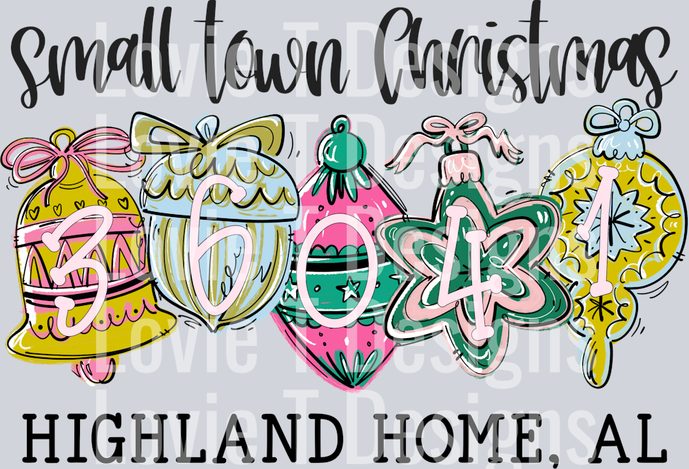 SMALL TOWN CHRISTMAS 36041 HIGHLAND HOME AL