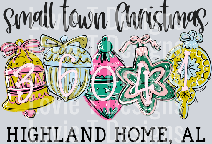 SMALL TOWN CHRISTMAS 36041 HIGHLAND HOME AL