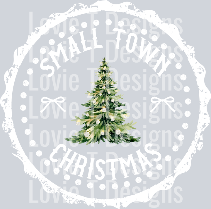 SMALL TOWN Christmas Stamp