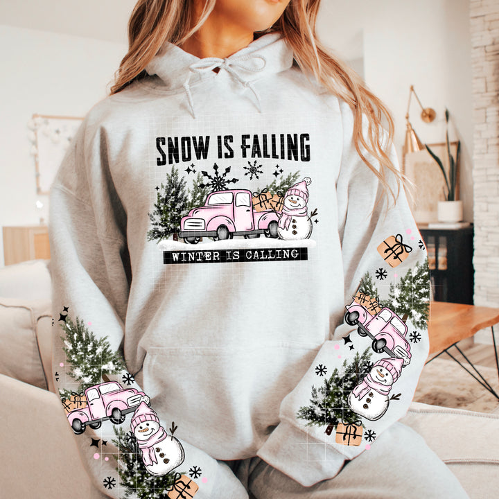 SNOW IS FALLING SLEEVE
