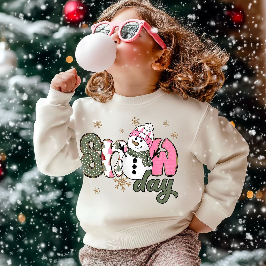 SNOWDAY SNOWMAN GIRL