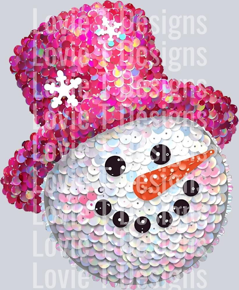 SNOWMAN SEQUINS