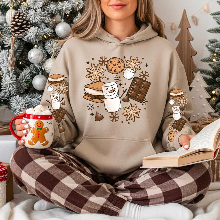 SNOWMAN S'MORES COLLAGE 1