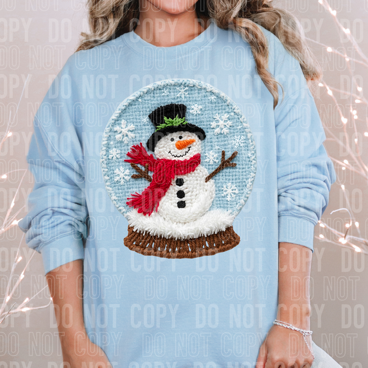 SNOWMAN SNOW GLOBE YARN