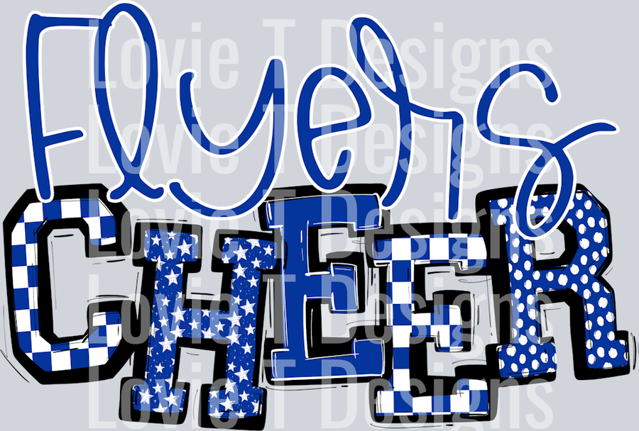 SO SPORTY CHEER FLYERS ROYAL