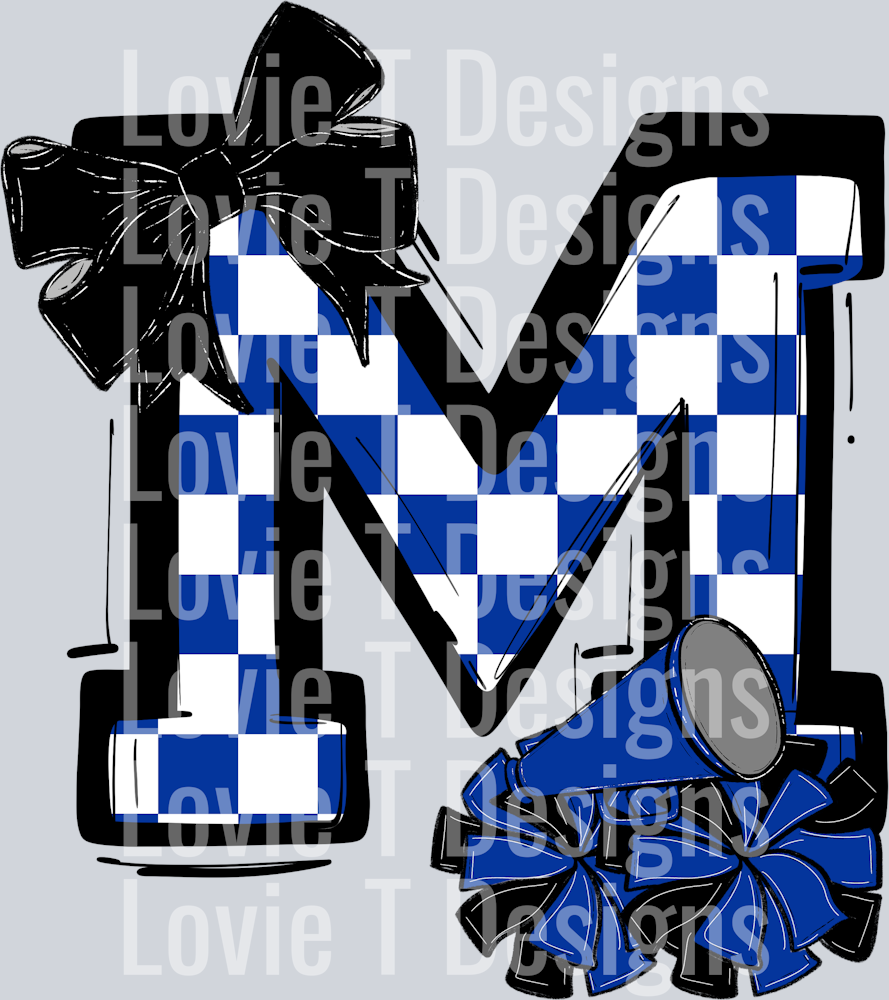 SO SPORTY ROYAL BLUE CHECK M CHEER