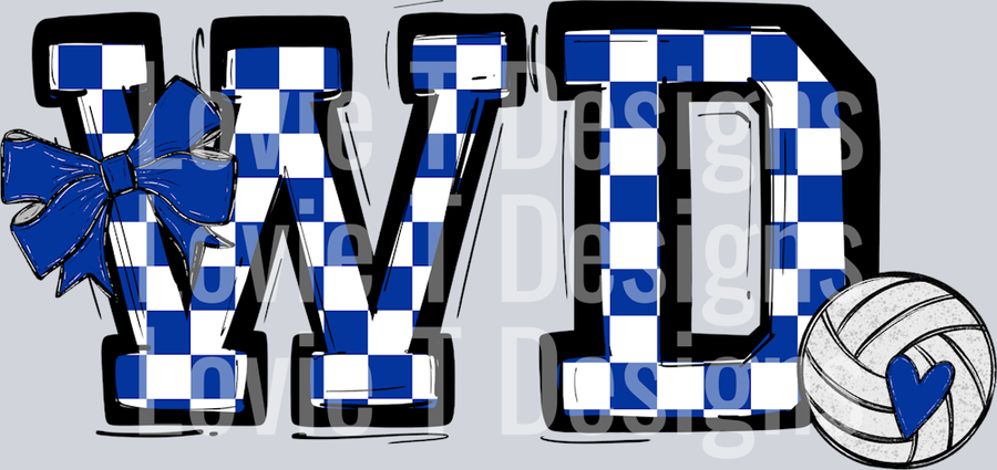 SO SPORTY WD ROYAL BLUE VOLLEYBALL