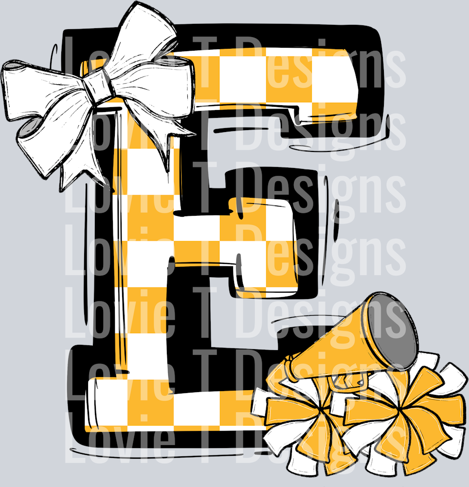 SO SPORTY YELLOW CHECK E WITH CHEER