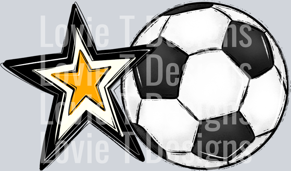 Soccer Mom BLACK YELLOW GOLD Pocket