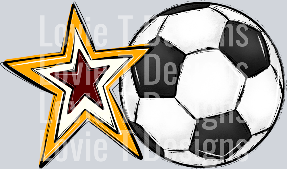 Soccer Mom Maroon YELLOW GOLD  Pocket