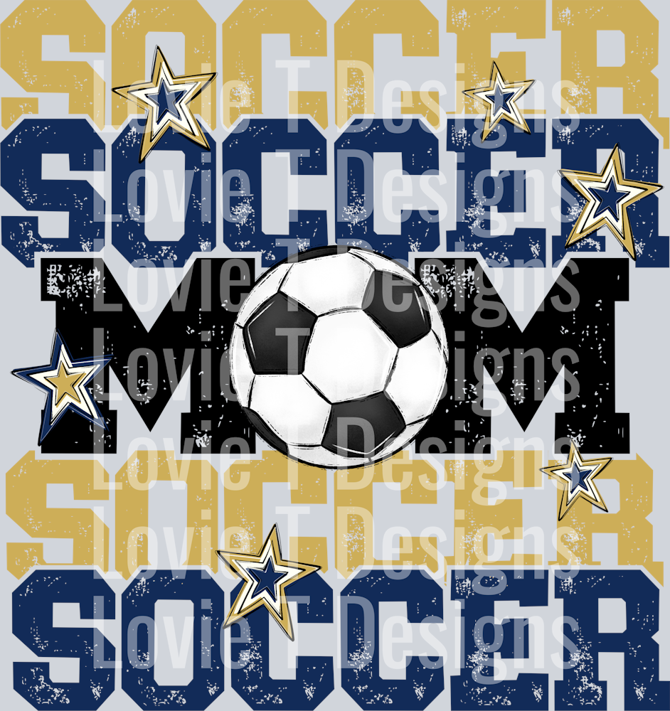 Soccer Mom NAVY VEGAS GOLD