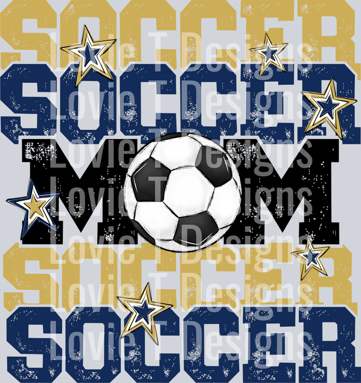 Soccer Mom NAVY VEGAS GOLD