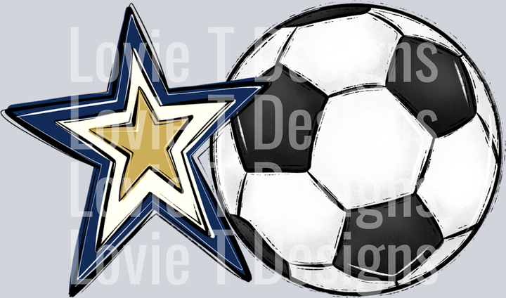 Soccer Mom NAVY VEGAS GOLD Pocket