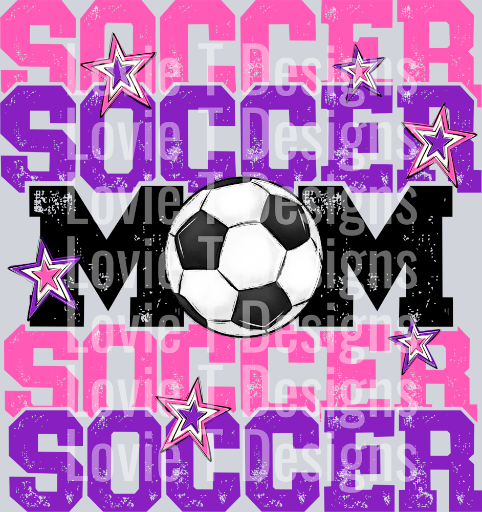 Soccer Mom Pink Purple