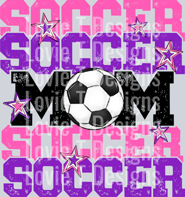 Soccer Mom Pink Purple