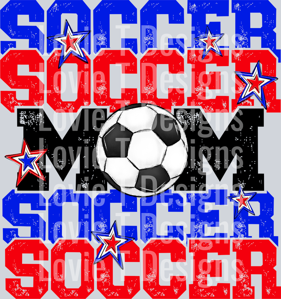 Soccer Mom ROYAL Red