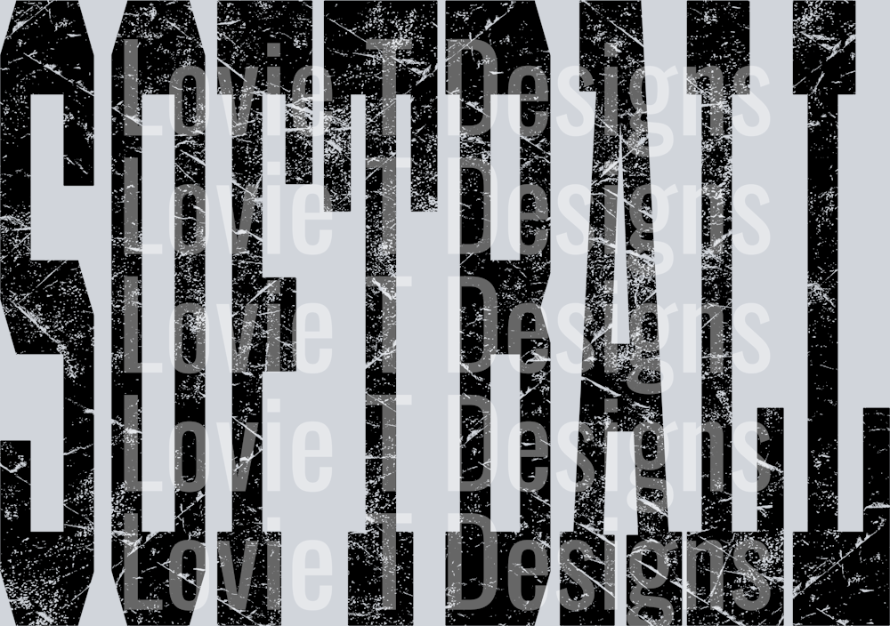 SOFTBALL BLACK TEXTURE9