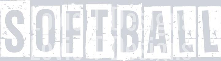 SOFTBALL BLOCK WHITE