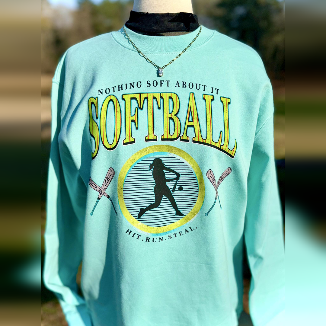 Softball Hit Run Steal – DTF Transfer