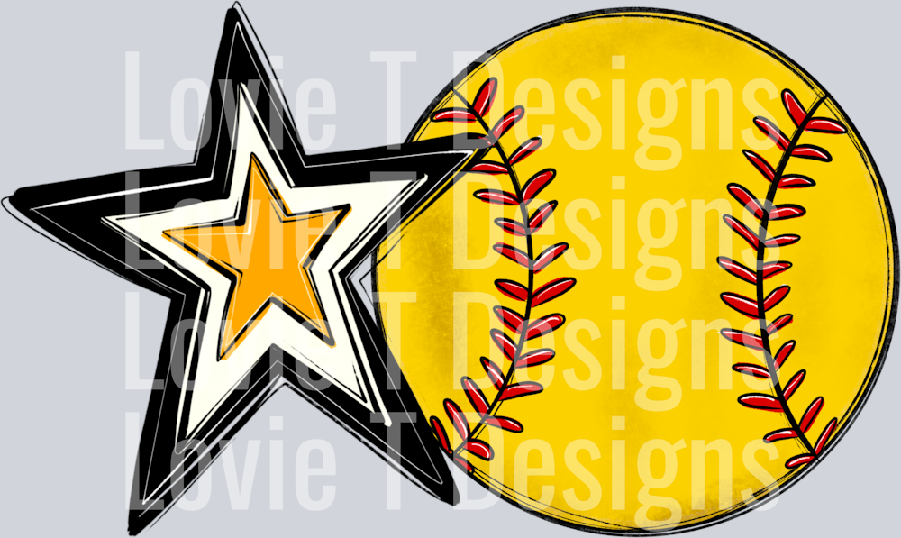 Softball Mom_BLACK YELLOW GOLD Pocket
