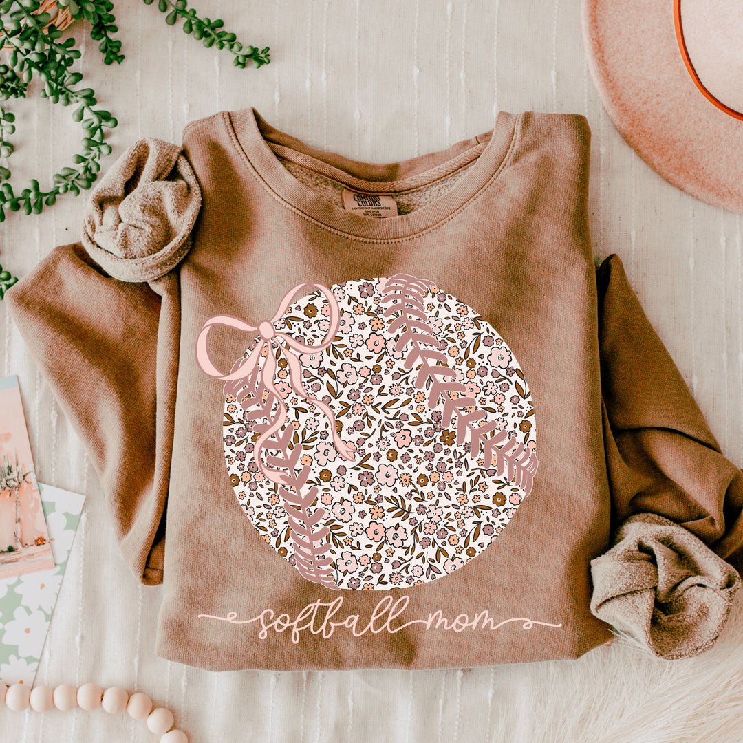 SOFTBALL MOM COQUETTE FLORAL