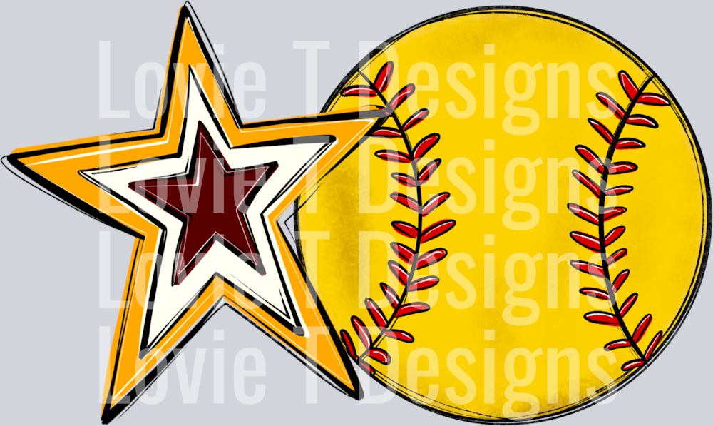 Softball Mom_Maroon YELLOW GOLD Pocket