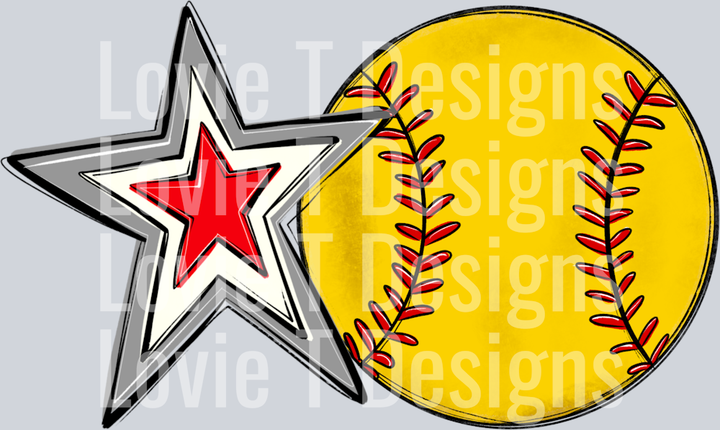 Softball Mom_Red Grey Pocket