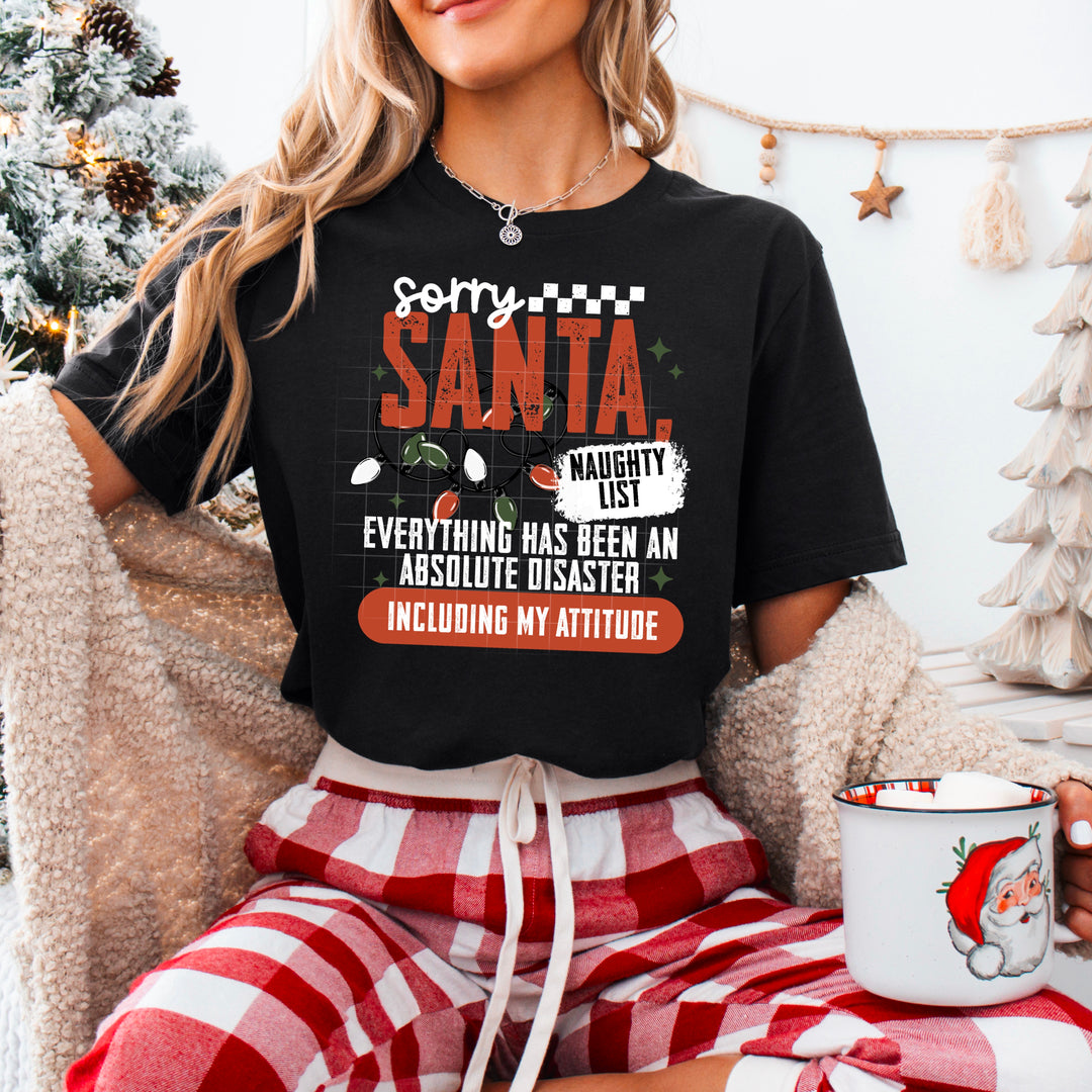 SORRY SANTA WHITE WORDS