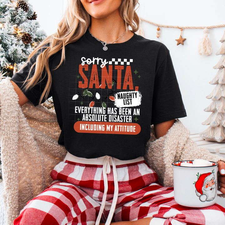 SORRY SANTA WHITE WORDS