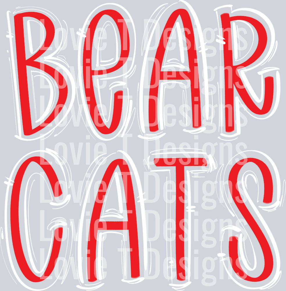 SPACED OUT BEARCATS RED BASE WHITE TOP REGULAR