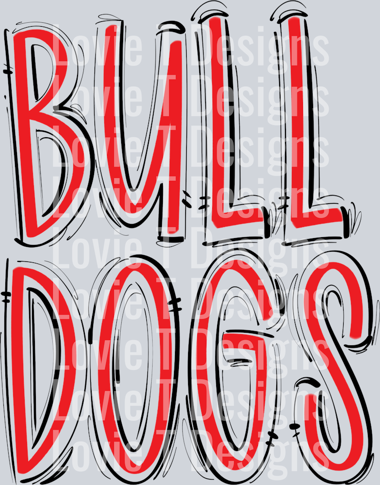 SPACED OUT BULLDOGS RED BASE BLACK TOP TALL