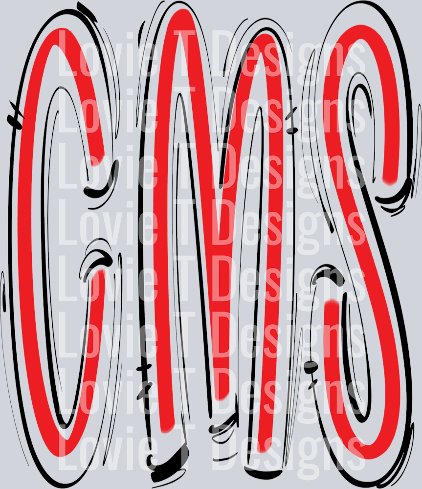 SPACED OUT CMS RED BASE AND BLACK TOP