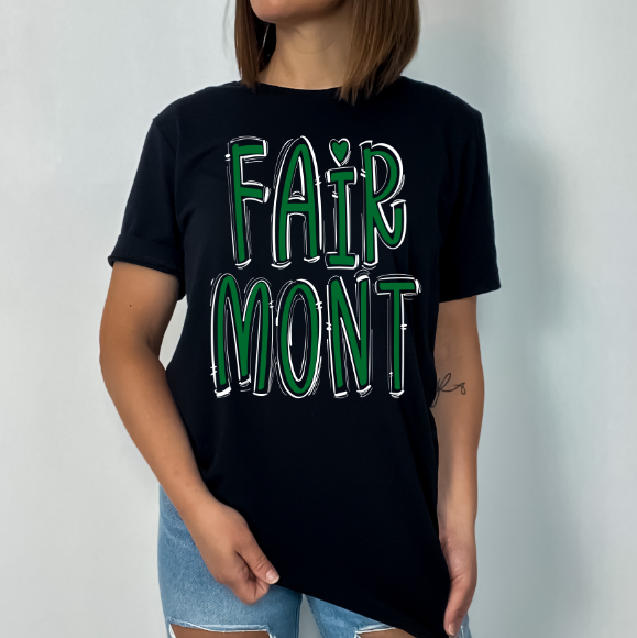 SPACED OUT FAIRMONT KELLY GREEN BASE AND WHITE TOP TALL