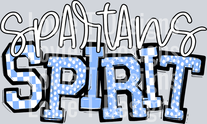 SPARTANS COLUMBIA BLUE SO SPORTY SPIRIT