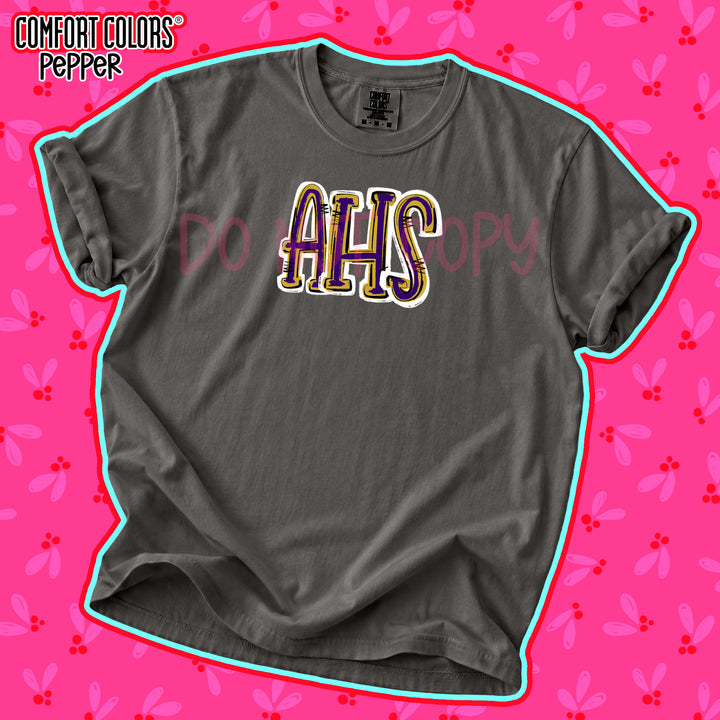 AHS Purple Vegas Gold Spirit Stack DTF transfer