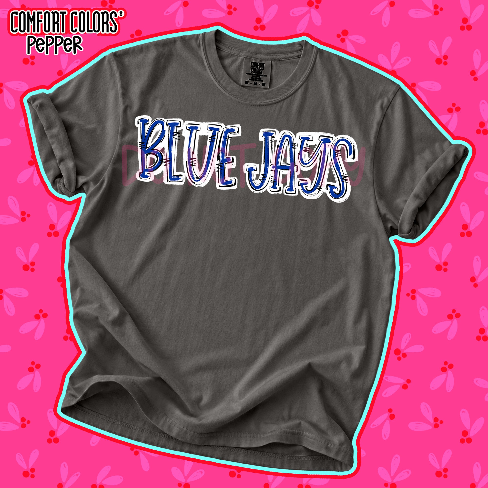 Spirit Stack Mascots Blue Jays Royal Blue White design