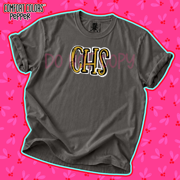 CHS Vegas Gold Black Spirit Stack DTF transfer