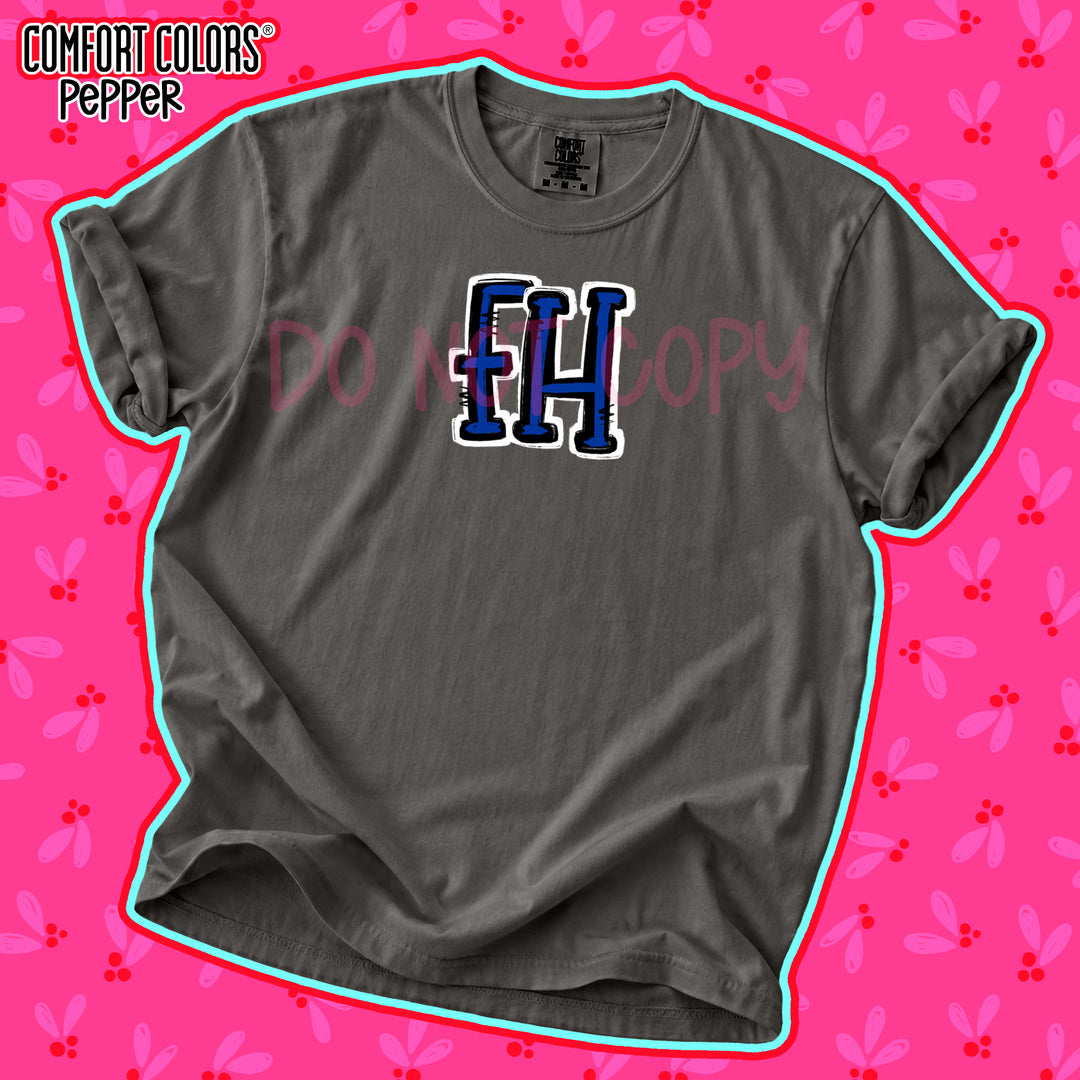 FH Royal Blue Black Spirit Stack DTF transfer