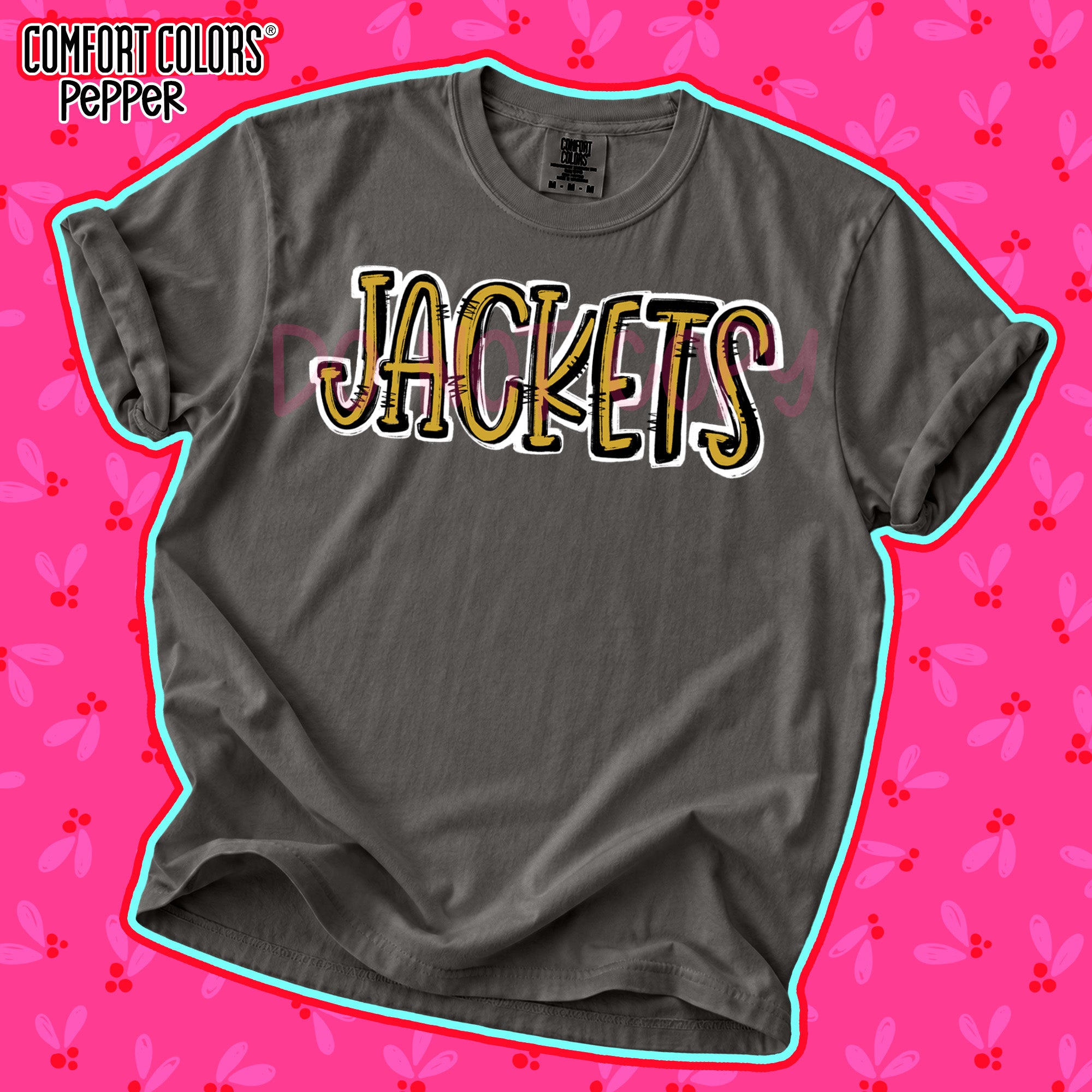Spirit Stack Mascots Jackets Vegas Gold Black design