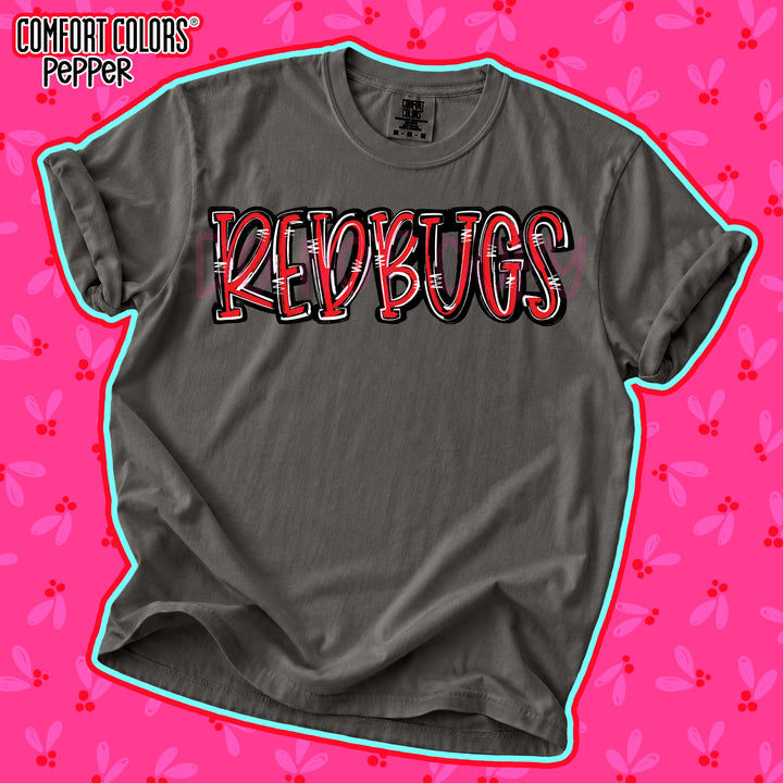 Redbugs Red Black Spirit Stack Mascots DTF transfer mockup