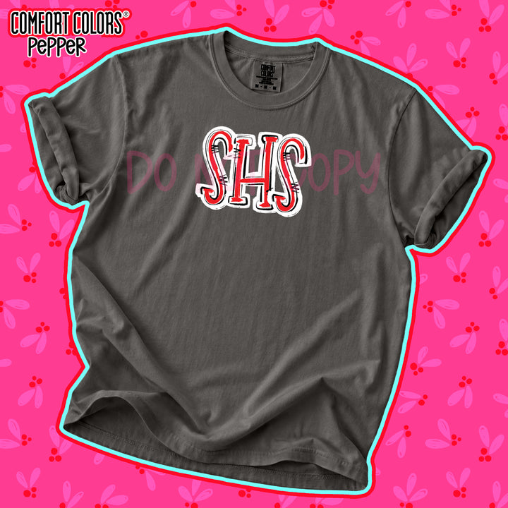 SHS Red White Spirit Stack DTF transfer