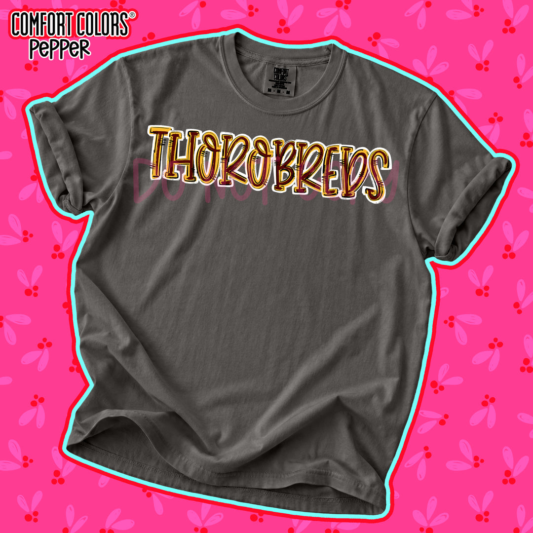 Thorobreds Maroon Yellow Gold Spirit Stack DTF transfer