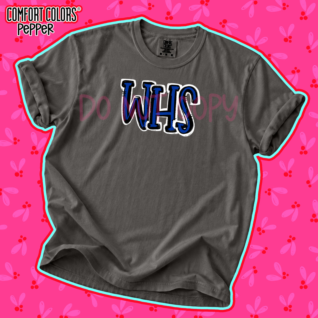 WHS Royal Blue Black Spirit Stack DTF transfer