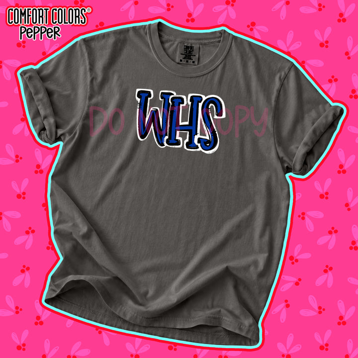 WHS Royal Blue Black Spirit Stack DTF transfer