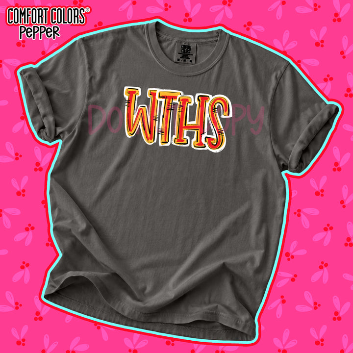 WTHS Red Yellow Gold Spirit Stack DTF transfer
