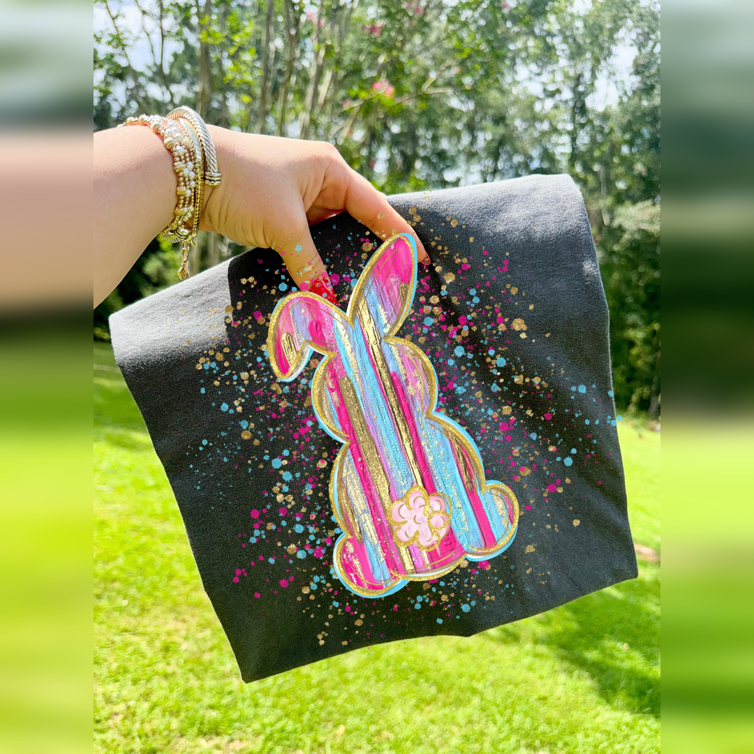 Splatter Bunnie – DTF Transfer