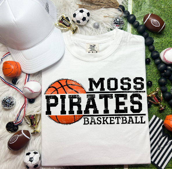 SPLIT BALL BASKETBALL MOSS PIRATES